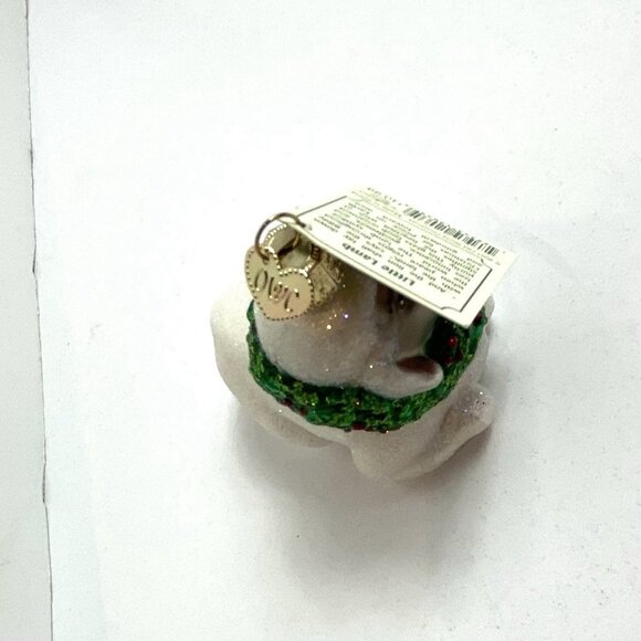 Old World Christmas Blown Glass LITTLE LAMB Sheep Holiday Ornament 2001 NWT - Picture 7 of 7